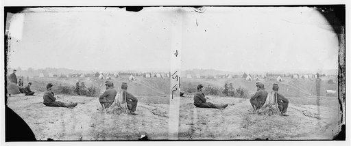 Cumberland Landing, Virginia. Federal encampment on the Pamunkey