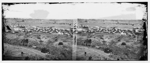 Cumberland Landing, Virginia. Federal encampment on the Pamunkey