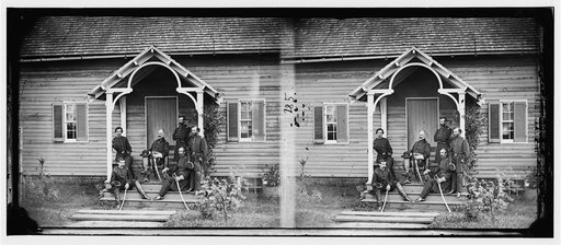 Culpeper, Virginia. General Marsena R. Patrick (Provost General, Army of the Potomac) and staff