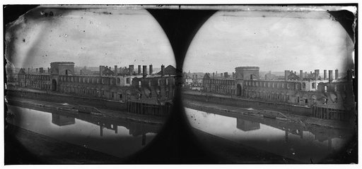 Richmond, Virginia. Ruins of State Arsenal