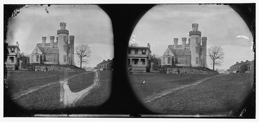 Richmond, Virginia. Pratt's castle on Gamble's Hill