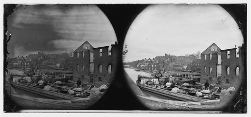Richmond, Virginia. View on the canal