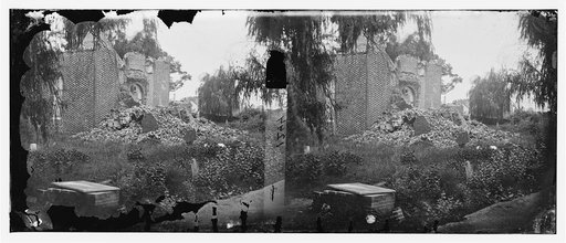 Hampton, Virginia. Ruins of old church