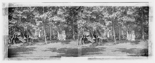 Bealeton, Virginia. Camp of Company B, 93d New York Volunteers
