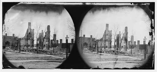 Richmond, Virginia. Burnt district