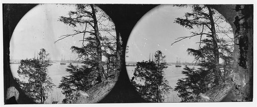 City Point, Virginia (vicinity). View on James River below City Point