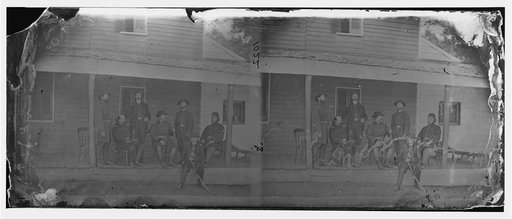 Washington, District of Columbia. Gen. A. McD. McCook & staff