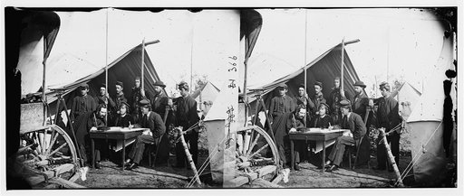 Yorktown, Virginia (vicinity). Topographical Engineers, Camp Winfield Scott