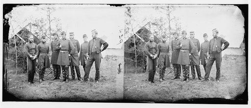 Yorktown, Virginia. Gen. William F. Barry and friends