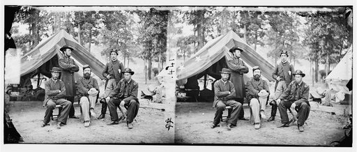 Fair Oaks, Virginia (vicinity). Gen. John C. Caldwell and staff