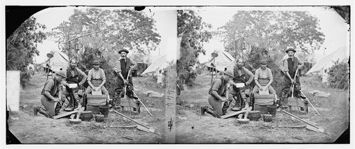 Yorktown, Virginia (vicinity)]. Servants at Prince de Joinville's quarters