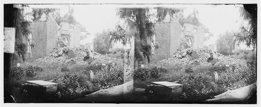 Hampton, Virginia. Ruins of old brick church. West end. (The oldest Protestant church in America.)