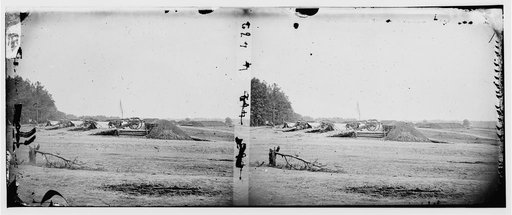 Fair Oaks, Virginia. Rudoubt thrown up by Capt. Jeremiah McCarthy, 1st Pa. Artillery near the extreme front at the battle of Fair Oaks