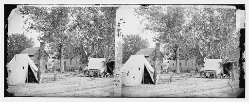Fair Oaks, Virginia. Old frame house on Fair Oaks battlefield used by Hooker's Division as a hospital