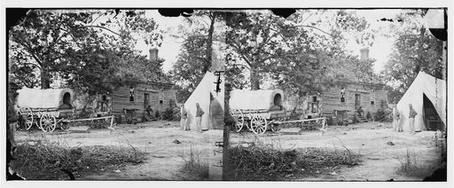 Fair Oaks, Virginia. House on Fair Oaks battlefield used as a hospital by Hooker's Division