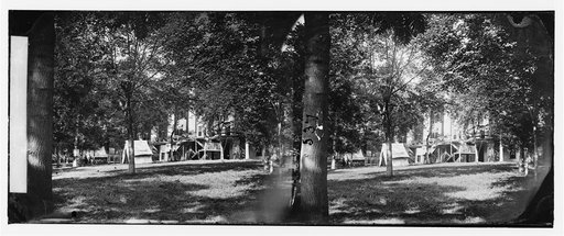 Fauquier Sulphur Springs, Virginia. Rear view of hotel