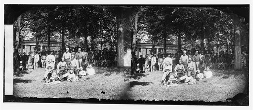 Fauquier Sulphr Springs, Virginia. Officers of the 60th New York Volunteers