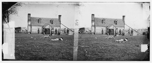 Yorktown, Virginia (vicinity). Allen's farm house. Headquarters of General Fitz John Porter. Lafayette's headquarters before the battle of Yorktown