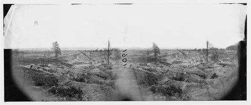 Petersburg, Virginia. Earthworks in front of Petersburg