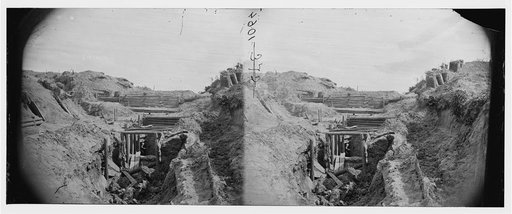 Petersburg, Virginia. [Confederate Fort McGilvery