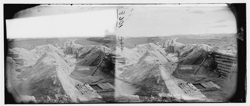 Petersburg, Virginia. Federal line near Fort Morton