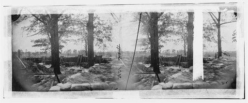 Petersburg, Virginia. Fort Stedman in front of Petersburg