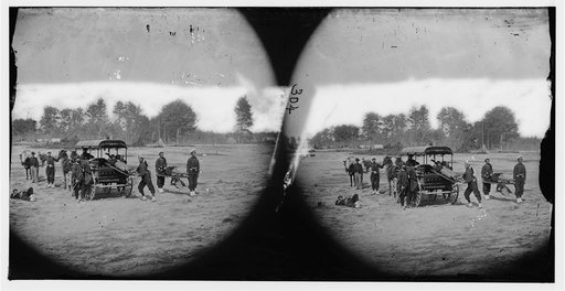 Ambulance drill in the field
