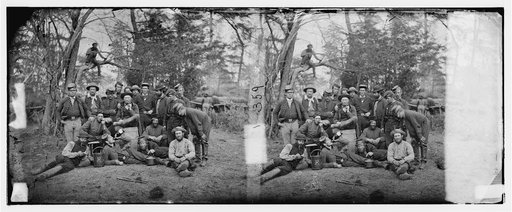 Yorktown, Virginia (vicinity). Servants of officers of staff. (The "Beef-killers" of the army) Camp Winfield Scott