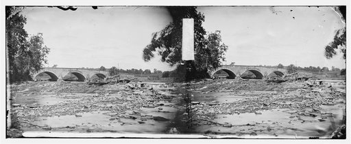 Antietam, Maryland. Antietam bridge on Sharpsburg and Boonsboro turnpike