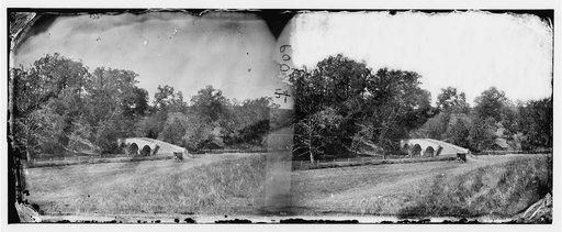 Antietam, Maryland. Burnside bridge. Southeastern view