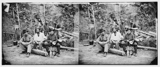 Cumberland Landing, Virginia. Group at Mr. Foller's farm