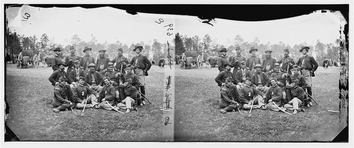 Fair Oaks, Virginia (vicinity). Brigade officers of the Horse Artillery commanded by Lt. Col. William Hays