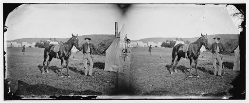 Maryland. John C. Babcock, a Secret Service man and Gimlet, a celebrated war horse of the Rappahannock