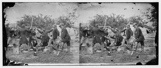 Falmouth, Virginia. A muss at headquarters, Army of the Potomac