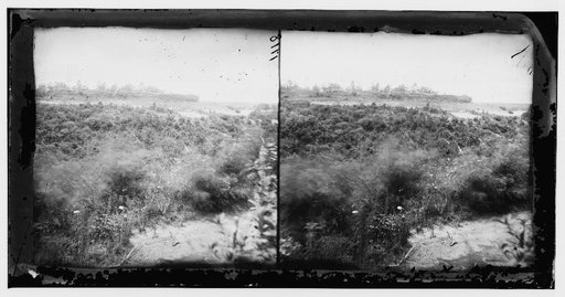 Drewry's Bluff, Virginia. Confederate Fort Darling on James river
