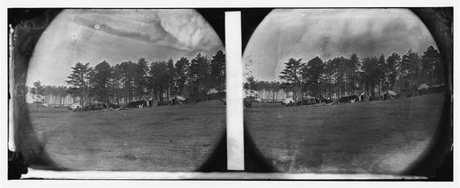 Brandy Station, Virginia]. Quarters of Capt. Clinton, C.S. of Provost Marshals department. Headquarters, Army of the Potomac