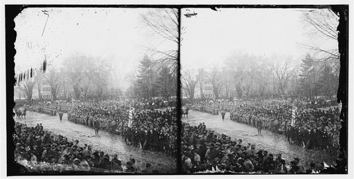 Washington, District of Columbia. Crowd at President Abraham Lincoln's second inauguration
