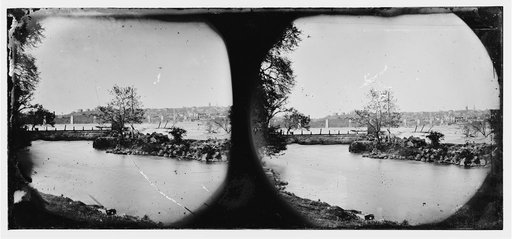 Richmond, Virginia. View from south side of James River
