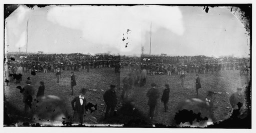 Dedication ceremonies at the Soldiers' National Cemetery, Gettysburg, Pennsylvania