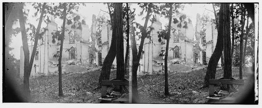 Fauquier Sulphur Springs, Virginia. Ruins of hotel