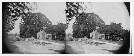 View of road and house