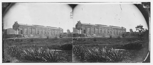 Petersburg, Virginia. View of gas works. (Photographic wagon, Engineer Department shown)