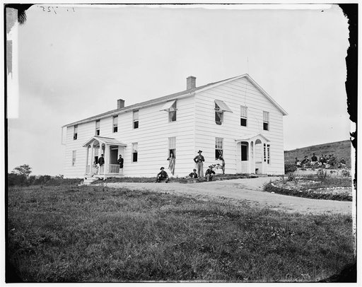 Washington, District of Columbia. Officers' quarters at Signal Corps camp near Georgetown