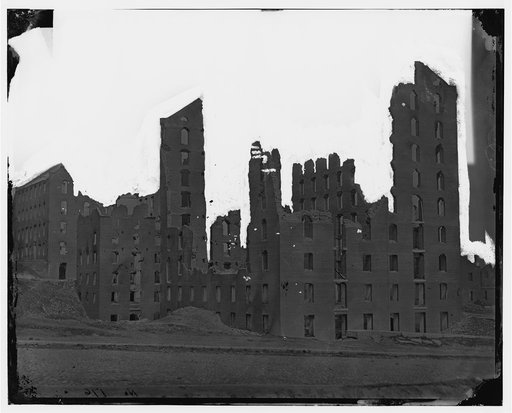 Richmond, Virginia. Ruins of Gallego Mills