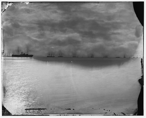 Hampton Roads, Virginia. Fleet of Fort Fisher expedition