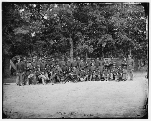 Bealeton, Virginia. Company C, 93d New York Infantry