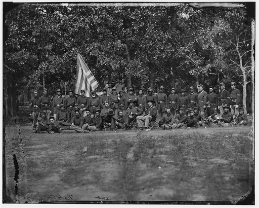Bealeton, Virginia. Company F, 93d New York Infantry