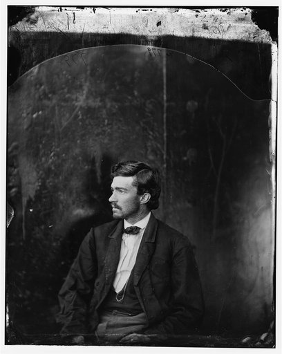Washington Navy Yard, District of Columbia. Samuel Arnold, a conspirator (seated)