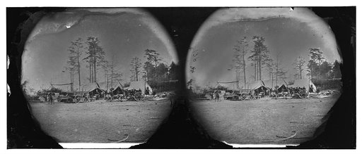 Brandy Station, Virginia]. Carpenter, wheelwright and harness shops. Headquarters, Army of the Potomac