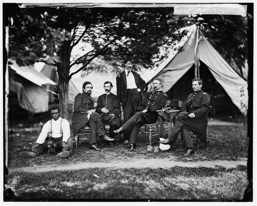 Washington, District of Columbia]. Gen. Napoleon Bonaparte McLaughlen and staff